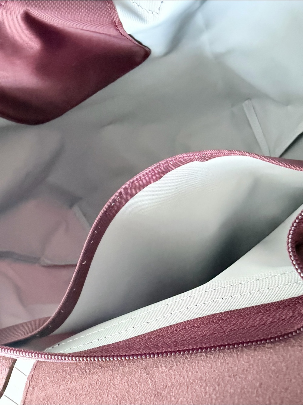 Longchamp Burgundy Tote Bag - Picture 3 of 5
